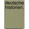 Deutsche Historien. by Johan August Strindberg