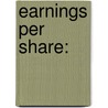 Earnings Per Share: by Pitabas Mohanty