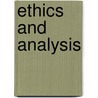 Ethics And Analysis by Luigi Zoja