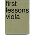 First Lessons Viola