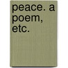 Peace. A poem, etc. by Thomas Henry Stirling