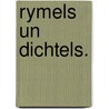Rymels un Dichtels. by Georg Nikolaus Bärmann