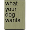 What Your Dog Wants by Karen Wild