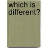 Which Is Different? door Joyce Jeffries
