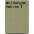 Dichtungen, Volume 1