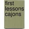 First Lessons Cajons by Jordan Perlson
