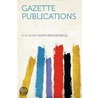 Gazette Publications door H.H. (Hugh Henry) Brackenridge