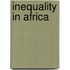 Inequality in Africa