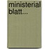 Ministerial Blatt...