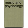 Music and Psychology door Stephen McAdams