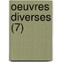 Oeuvres Diverses (7)
