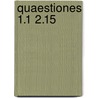 Quaestiones 1.1 2.15 door Archibald Alexander