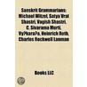 Sanskrit Grammarians door Books Llc