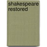 Shakespeare Restored door Mr. Theobald