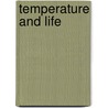 Temperature and Life by Herbert Precht