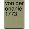 Von der Onanie, 1773 by Samuel Auguste André David Tissot