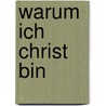 Warum ich Christ bin by Karl Rahner