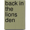 Back in the Lions Den by Elizabeth Power