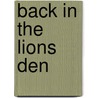 Back in the Lions Den door Elizabeth Power