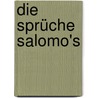 Die Sprüche Salomo's by Bertheau Ernst