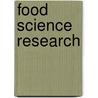 Food Science Research door David Otieno Odongo
