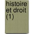 Histoire Et Droit (1)