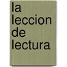 La Leccion de Lectura door Sharon Rakestraw