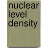 Nuclear Level Density by Fawzeya Gharghar