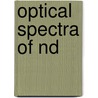 Optical Spectra Of Nd door Karl G]Rs