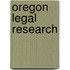Oregon Legal Research
