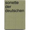 Sonette Der Deutschen door Friedrich Rassmann