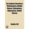 Sri Lankan Literature by Books Llc