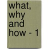What, Why and How - 1 by Asli Kaplan