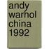 Andy Warhol China 1992