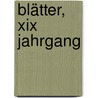 Blätter, Xix Jahrgang by Verein FüR. Landeskunde Von Niederösterreich Und Wien