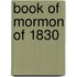 Book of Mormon of 1830