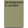 Development In Context door Robert H. Wozniak