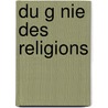 Du G Nie Des Religions door Edgar Quinet