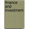 Finance and investment by Iweta Gdala