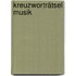 Kreuzworträtsel Musik