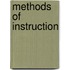 Methods of Instruction