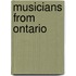 Musicians from Ontario