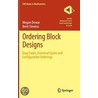 Ordering Block Designs by Megan Dewar