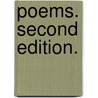 Poems. Second edition. door Dante Gabriel Rossetti