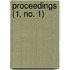 Proceedings (1, No. 1)