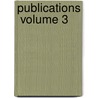 Publications  Volume 3 by National Bank of Commerce New York