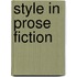 Style In Prose Fiction
