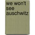 We Won't See Auschwitz