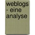Weblogs - Eine Analyse