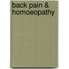 Back Pain & Homoeopathy door P.S. Khokhar